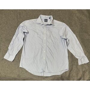 Eagle Shirtmakers Regular Fit Men's 16 1/2 34/35 Checkered Long Sleeve Shirt